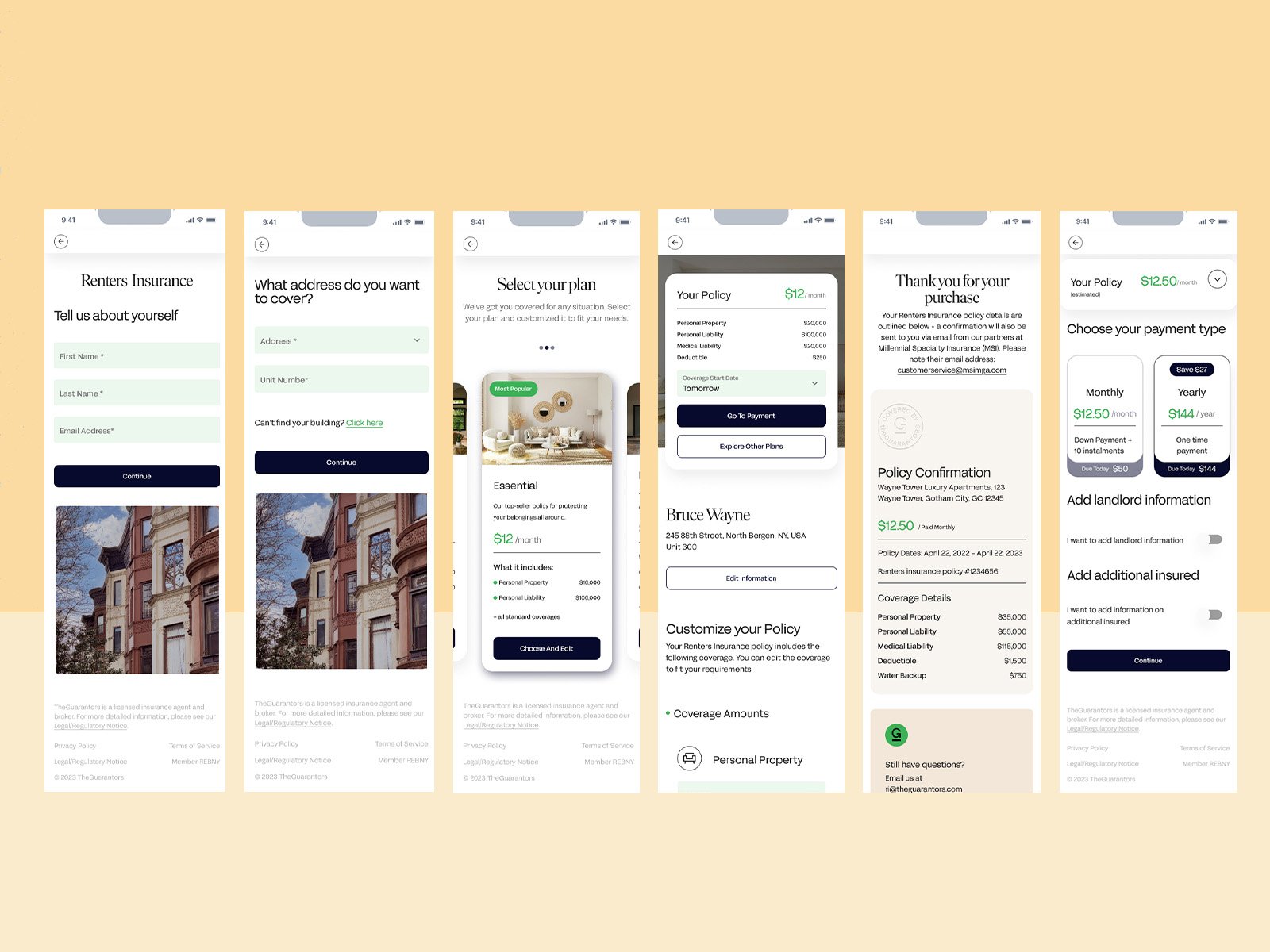 Mobile funnel — responsive experience